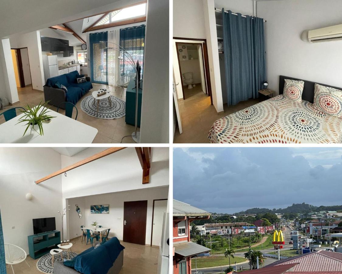 Nana Cocooning- C42- Vue Panoramique - Appartement Cosy Et Lumineux- Cuisine Equipee- Clim-Terrasse Cayenne Bagian luar foto